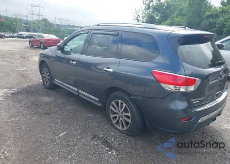2014 Nissan Pathfinder Sl из США, поврежденный, VIN 5N1AR2MM6EC650715